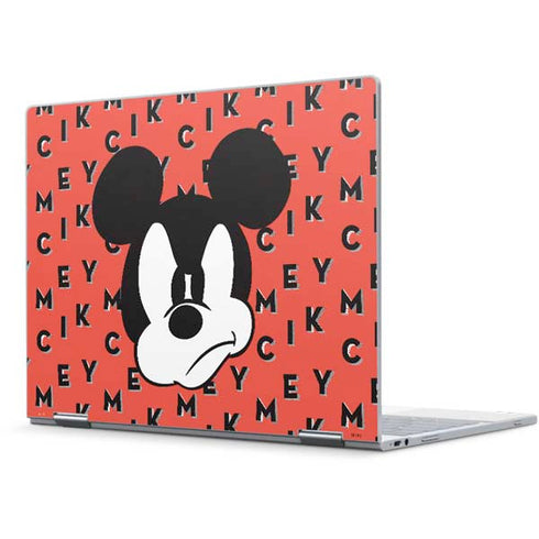 Disney Mickey Mouse Grumpy Face Pixelbook Skin